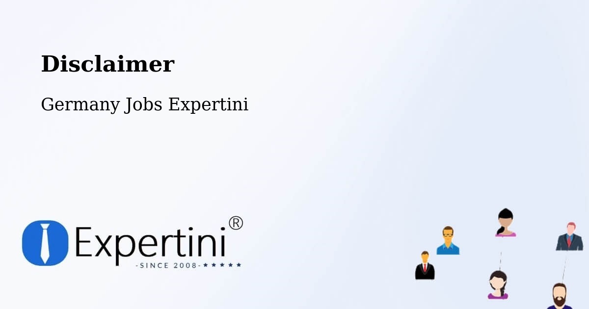 Disclaimer – Hochkirch - Germany Jobs Expertini